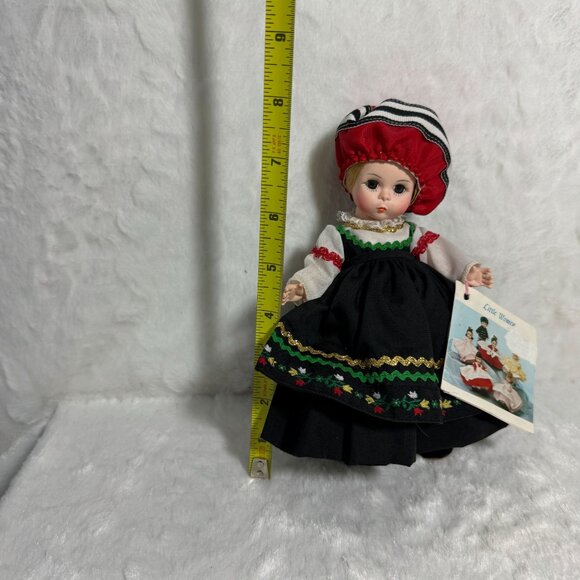 Madame Alexander "Finland" Little Women Doll 8" Black Dress Holiday Collectible - Picture 6 of 7